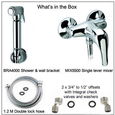 KIT5500: Warm Water Bidet Shower Kit