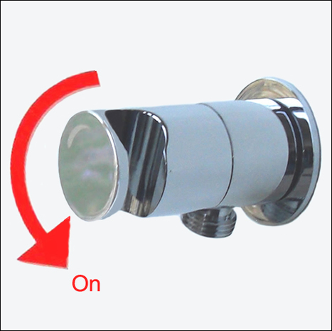 VAL2400:Auto-promt water shut off valve with shower mount