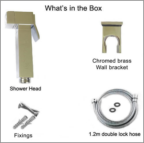 BRA5000: Italian crafted cubic style Bidet Spray