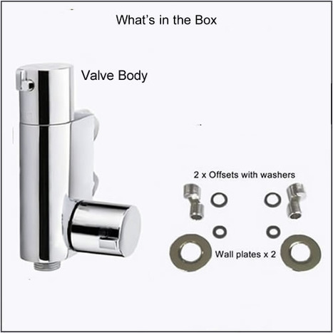 MIX5959: Compact Thermostatic Vertical Bar Mixer Valve