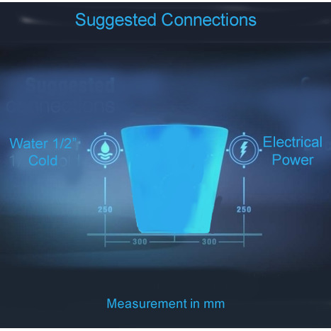 GFR-7035: Wash and Dry Bidet Shower Toilet: Remote Control