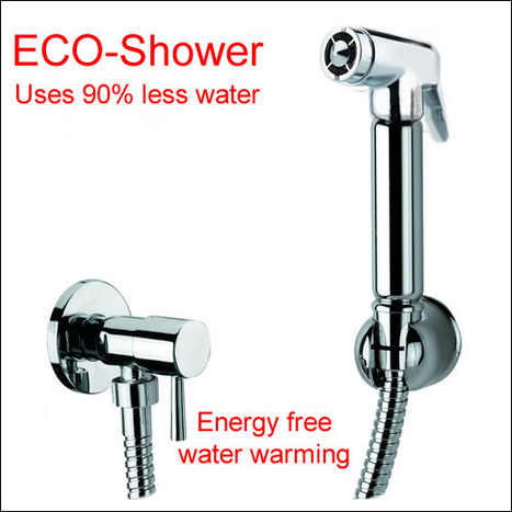 ATM4500: ECO Bidet shower with water isolation valve