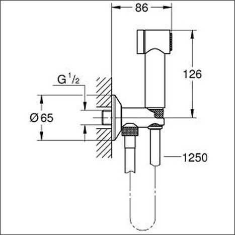 Grohe Sena Bidet Shower Set