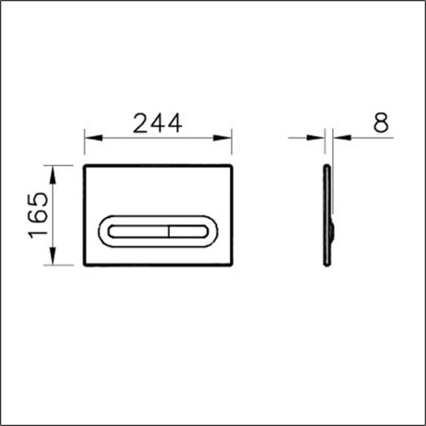 Vitra Concealed Cistern WC Frame & Auto flush bundle for wall hung toilets