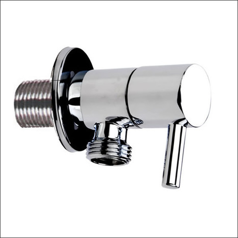 1/4 Turn Ceramic angle valve / Water Isolating Valve EXTRA LONG Inlet Thread