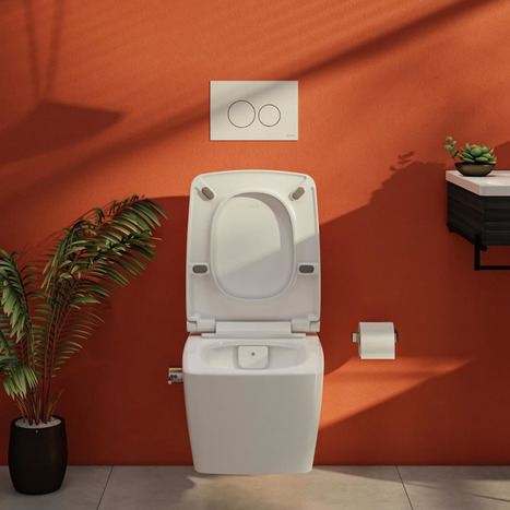 VitrA AquaCare Non Electric Wall Hung Turkish style Bidet Toilet
