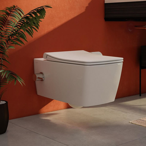 VitrA AquaCare Non Electric Wall Hung Turkish style Bidet Toilet