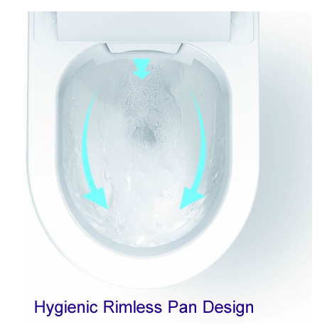 GBV-7035: Monolith Close Coupled Smart Japanese Shower Toilet