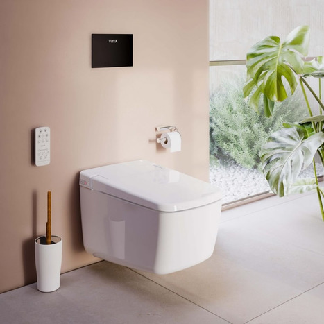 Vitra V-Care Prime Rim-Ex Smart Wall Hung Bidet Shower toilet