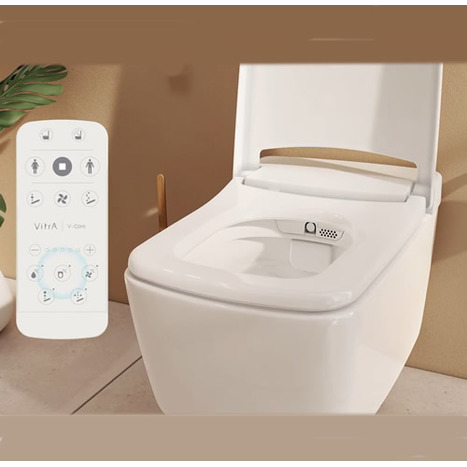 Vitra V-Care Prime Rim-Ex Smart Wall Hung Bidet Shower toilet