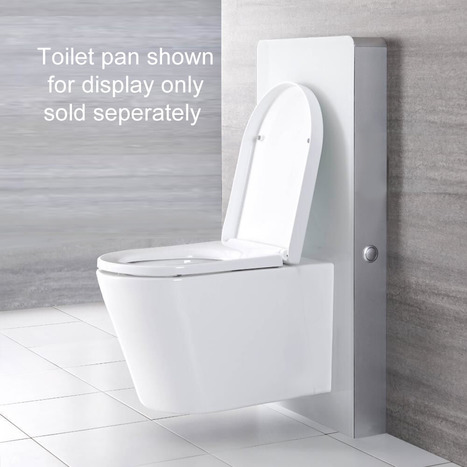 Touchless Cabinet Cistern For Wall Hung Toilets In Alpine White
