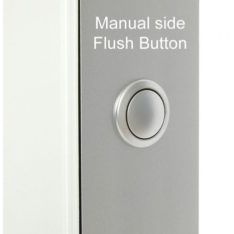 Touchless Cabinet Cistern For Wall Hung Toilets In Alpine White