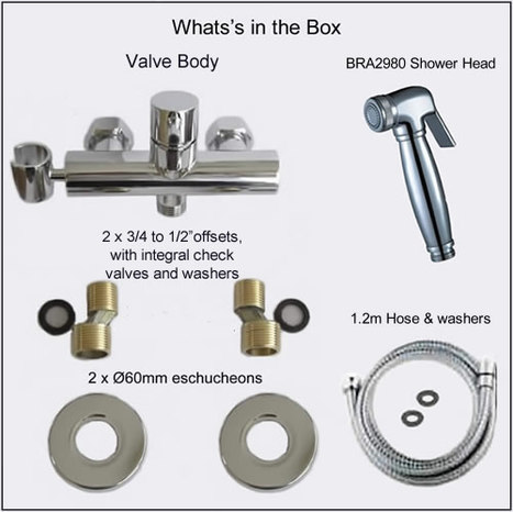 KIT3200: Warm Water Douch Shower Kit