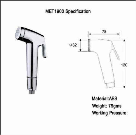 KIT4500: Warm Water Bidet Shower