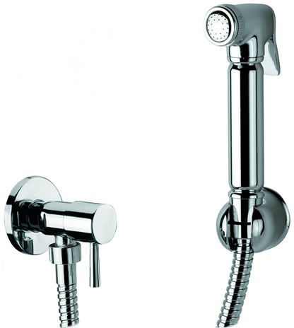 BRA4500: Italian Bidet Shower with ceramic core angle valve