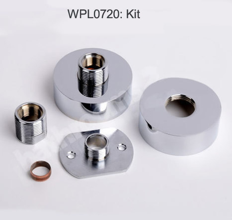 WPL0720:Round Bar Valve Easy Wall Fixing Kit