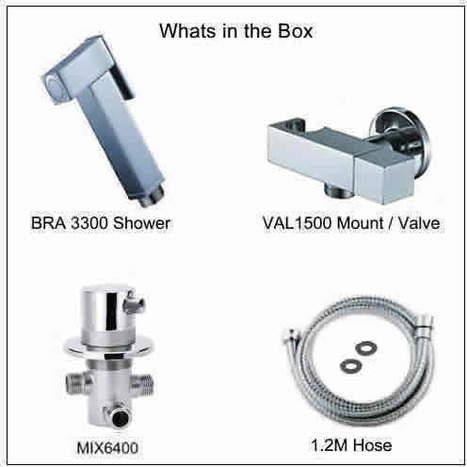KIT6300: Thermostatically controlled douche shower kit